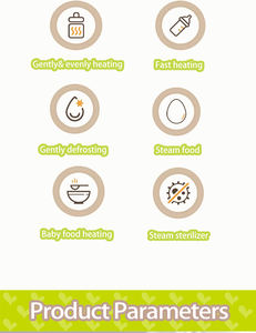 Producto para bebés Alimento Para Bebes Y Calentador De Biberones Esterilizador Alimentación Leche Calentador De Biberones - Product Image 3