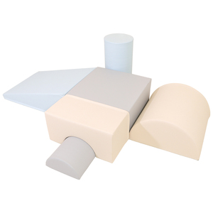 Tùy chỉnh da mềm chơi leo núi khu vực bọt khối xây dựng trong nhà mềm thiết bị sân chơi - Product Image 2