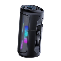 CSN-S1208 Armoire en plastique à LED RGB alimentée par batterie avec microphone intégré pour une utilisation en extérieur AC 100-240V