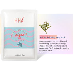 Maiden Skincare LOGOTIPO personalizado y etiqueta Hidratante Hoja de algas Aloe Barbadensis <span class=keywords><strong>Miller</strong></span> Extracto Mascarilla facial para hidratar la cara - Product Image 2