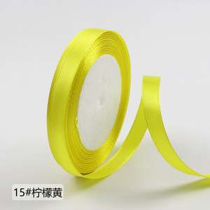 Rubans en satin de soie K457 1CM, artisanat, nœud, emballage cadeau, fête, mariage, rubans décoratifs - Product Image 6