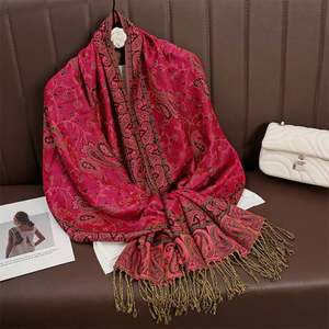 I-0685 Fashion Spring Warm Shawl Scarf <b>Wrap</b> in Polyester Adult Department 70*180CM - Product Image 3