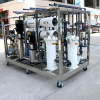 Système de traitement d'eau pure par osmose inverse FRP certifié CE, 2000 LPH, machine à eau ultra pure RO EDI pour l'industrie