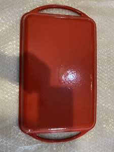 <span class=keywords><strong>Teglia</strong></span> in ceramica in ghisa Pre-stagionata con fondo a coste a basso contenuto <span class=keywords><strong>di</strong></span> grassi/piastra rettangolare in metallo - Product Image 6