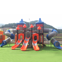 Toboggan combiné extérieur Ocean series grand parc de jeux pour tout-petits