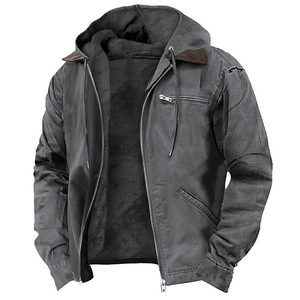 Giacca giacca da uomo con giacca da donna in pile spessa invernale - Product Image 4