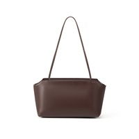 Sac de style The Row en cuir d'agneau pleine fleur, sac à main pour femme en cuir véritable de niche coréenne, nouvelle arrivée, sac sous le bras esthétique haut de gamme