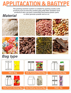 Machine d'emballage <span class=keywords><strong>de</strong></span> granulés alimentaires multi-têtes <span class=keywords><strong>de</strong></span> haute précision pour riz, blé et céréales - Product Image 2