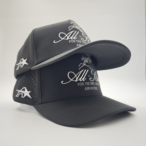 Custom Golf Cap 5-Panel Adjustable Breathable <b>Waterproof</b> Embroidery Logo Unisex Sporty Baseball <b>Hat</b> - Product Image 3