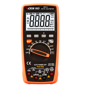 Multímetro Digital Profesional Victor Ruoshui 86D USB True RMS de 6000 Conteo con Bluetooth y Auto-Rango para Medición de Corriente y Voltaje AC/DC - Product Image 1