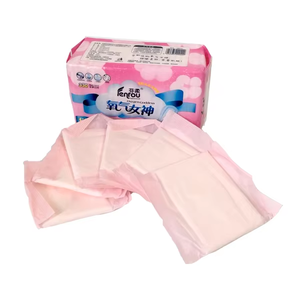 Serviettes hygiéniques jetables <span class=keywords><strong>Rael</strong></span> en coton biologique super absorbantes avec ailettes, format maxi - Product Image 4
