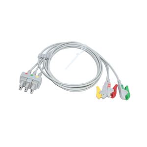 Câble ECG à 3 fils Phillip, fils de connexion M1603A M1613A, matériau TPU, fils ECG - Product Image 1