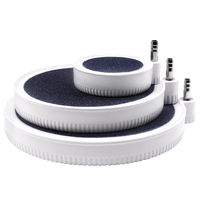 Diffuseur d'air à bulles co2 diamètre 100mm fritté haute qualité accessoires pour aquarium disque rond pierre à air pour aquarium