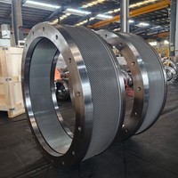 Nouvelle matrice annulaire en acier inoxydable pour moulin à granulés d'aliments pour volailles et bétail Paladin 1600 (850-210) 4.2/4.5/5.0mm, capacité 15 tonnes/h