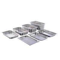 Perforiertes Edelstahl-Dampfgar- und Abtropfblech 1/1 für Dampfgarbehälter Gastronorm GN-Behälter