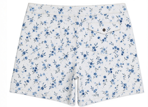 <b>Men's</b> <b>Floral</b> Print Board <b>Shorts</b> Casual Drawstring <b>Swim</b> Trunks with Side Stripes - Product Image 4
