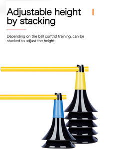 Grosir kerucut sepak bola kualitas tinggi untuk latihan kecepatan sepak bola kelincahan latihan kerucut - Product Image 2