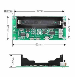 Taidacent PAM8403 Baterai <span class=keywords><strong>Lithium</strong></span> 5V, XH-A153 Ble 5.0 Saluran Ganda 2 Ch Channel 5W + 5W Modul Amplifier untuk Speaker Aktif - Product Image 4