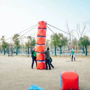 Ventas calientes interesante cuadrado <span class=keywords><strong>paso</strong></span> <span class=keywords><strong>a</strong></span> <span class=keywords><strong>paso</strong></span> juegos inflables team building inflable equilibrio deportes - Product Image 1