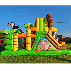 <span class=keywords><strong>Castillo</strong></span> Inflable Comercial para Fiestas al Aire Libre, Combo <span class=keywords><strong>de</strong></span> Brincolín Inflable con Diseño del Rey León para Niños - Product Image 6