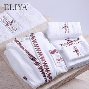 Toalla de Mano de Tela Orgánica de Lujo para Spa y Villas Vacacionales con Logotipo Personalizado al por Mayor - Product Image 2