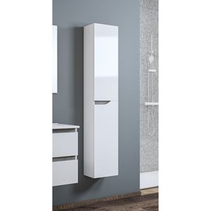 COLONNE SUSPENDUE MOD. GRACE2 CM 30X22 H. 160 BLANC BRILLANT - Product Image 1