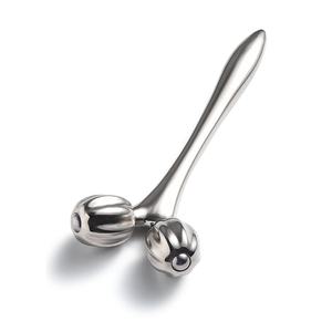 Metal Craft Two <b>Roller</b> Silver Color V Shape Muscle Massage <b>Tool</b> - Product Image 5