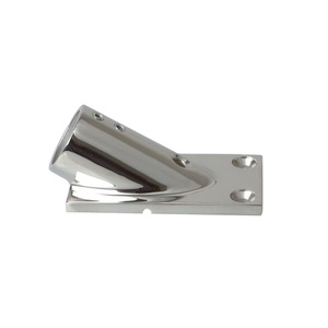 Support <span class=keywords><strong>de</strong></span> main courante en acier inoxydable <span class=keywords><strong>pour</strong></span> quincaillerie marine, base rectangulaire à 30 degrés <span class=keywords><strong>pour</strong></span> tubes <span class=keywords><strong>de</strong></span> 7/8 po et 1 po - Product Image 1