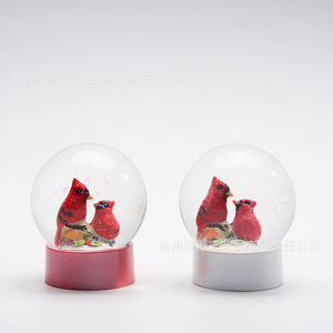 Custom Made Resin <b>Crystal</b> Ball Ornaments Miniature Globe Decorative <b>Animal</b> Figurines Handmade Gift Birthday Decoration - Product Image 5