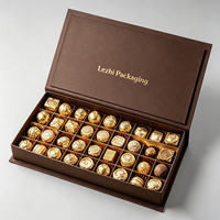 Boîte Cadeau de Luxe Personnalisée pour Baklavas du Moyen-Orient, Dattes, Chocolats, Dattes Confites, Noix, Fruits Séchés, Emballage en Papier