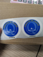 Etiqueta de Tabaco Compania Tabaco España, Sello de Garantía de Calidad, Sellos Redondos Azules para Caja de Cigarros, Verde Fluorescente Anti-falsificación