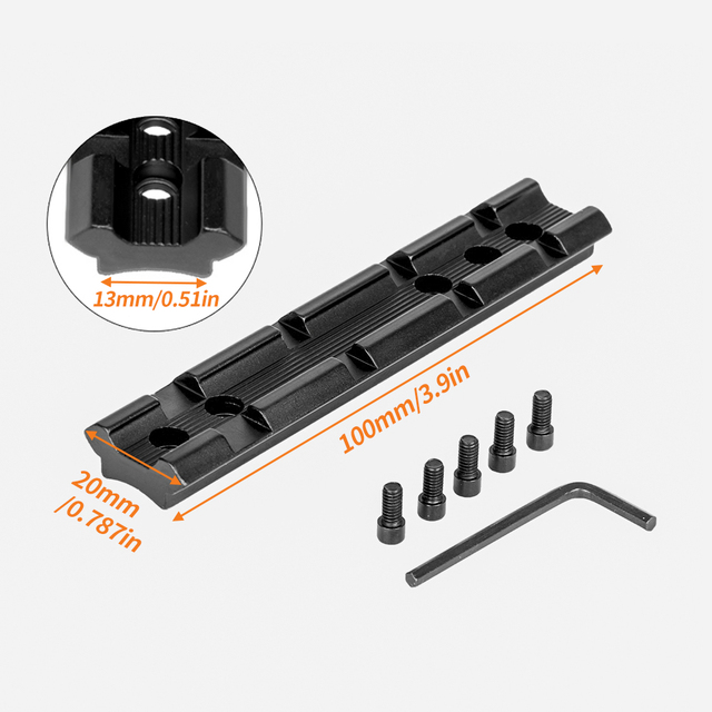100mm long curved bottom metal bracket, outdoor tactical accessory