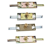 Serrure de porte à enroulement en acier inoxydable de sécurité avec installation par vis et clés en laiton