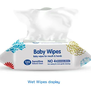 Baby Wipes Custom OEM Wholesale Wet Wipes Baby Skin Care Cleansing Wet Wipes