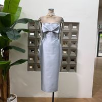 Robe de soirée sans bretelles pour femme Fine Fashion 2026 Nouvelle robe de soirée haut de gamme légère et luxueuse