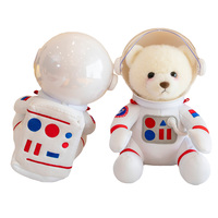 Ours en peluche astronautes en gros, ours en peluche astronaute personnalisé, mini jouet en peluche astronaute personnalisé