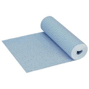Rotolo di panni per la pulizia universali 8 m in poliestere blu fantasia per uso generale - Product Image 1