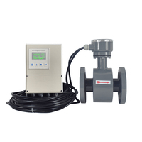 Medidor de Flujo Magnético de Fábrica con Pantalla OLED, PTFE DN20 DN100, Medidor de Flujo Electromagnético RS485, Medidores de Flujo de Agua Magnéticos