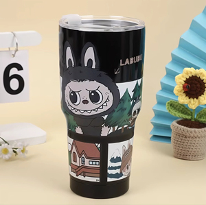 Daji Hydro 30Oz Roestvrij Staal Vacuüm Thermos Labubu Trending Design Met Cartoon Capibara Geïsoleerde Beker Groothandel - Product Image 5