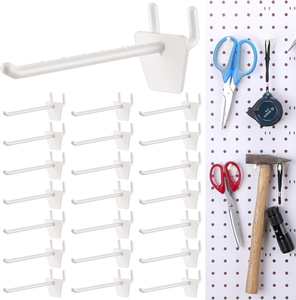 Супермаркет белые пластиковые крючки для магазина - Product Image 1