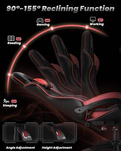 Günstigster Preis Indien Blanco Silla Ergonomische Oficina Escritorio Cadeira Reclinable Gas Lifting Executive Game Stühle - Product Image 5