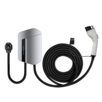 Station de recharge pour véhicules électriques AUXUS 7KW Wallbox pour usage domestique, niveau 2, 32A, type 1, chargeur de voiture AC, tension d'entrée 240V, puissance de sortie 7KW