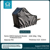 Bâche de protection industrielle OEM en PVC robuste, imperméable et anti-poussière pour grandes machines