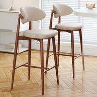 Tabouret de bar en fer de luxe, chaise de comptoir moderne et minimaliste pour la maison, le bar, le café et l'îlot de cuisine