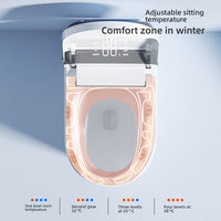 Toilette intelligente conforme aux normes européennes CE, bidet intelligent, chasse d'eau automatique, siège chauffant, sécheur à eau chaude, télécommande, Amérique du Sud