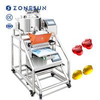 ZONESUN ZS-CTF50 dessus de Table petite gelée de gélatine au chocolat semi-automatique sucre gommeux dur versant faire la Machine