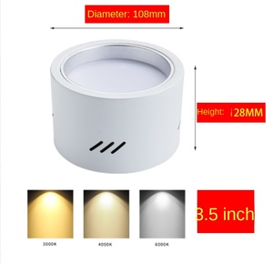 <span class=keywords><strong>E27</strong></span> gắn xuống ánh sáng vòng 3.5 inch 4 inch 6 inch 8 inch Downlight Chụp đèn <span class=keywords><strong>Led</strong></span> trần ánh sáng - Product Image 4