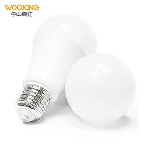 Woojong Economic and Plastic Led lamps Hot Selling 7W 9W for options 3000K 4000K 6500K Buy E27 A60 Led Bulbs