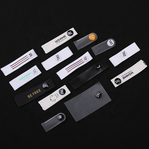 Venta al por mayor de etiquetas de cuidado de logotipo impreso personalizado botón cambiador de tamaño extraíble etiquetas de ropa lavables para ropa - Product Image 2