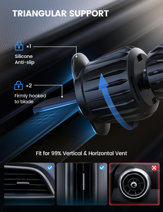 Lamicall CV07 Dudukan Ponsel Magnetik Tugas Berat untuk Ventilasi AC Mobil, Penyangga Magnet Kuat, Klip Braket untuk Smartphone 4.7-7 Inci - Product Image 4
